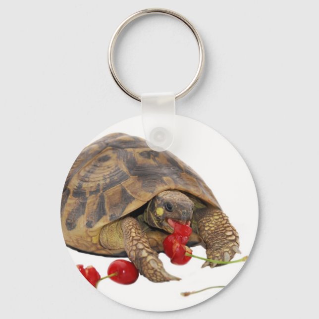 Chaveiro Hermann Tortoise e Morangos (Frente)