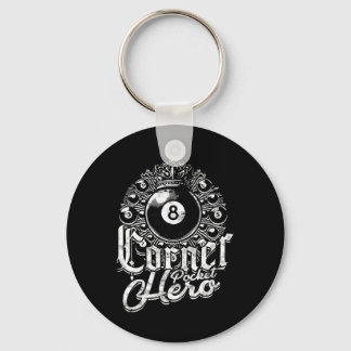 Chaveiro Hero de bolso de canto de 8 bolas