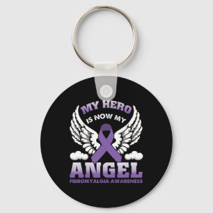 Chaveiro Hero É Meu Anjo Fibromialgia Dia de Consciência Su