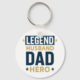 Chaveiro Herói do Pai da Legenda do Marido
