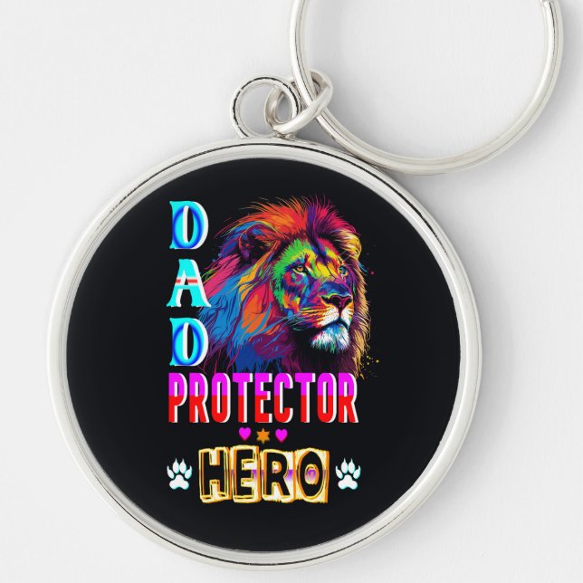 Chaveiro Herói protetor do pai (Frente)