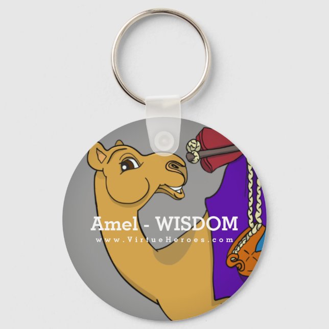 Chaveiro Heróis de Virtude Pequena - Cadeia de Chave Amel (Frente)