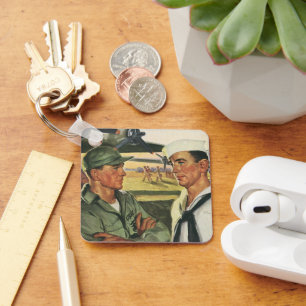 Chaveiro Heróis Patrióticos Antigos, Homens Militares Unifo