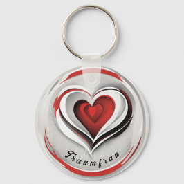 Chaveiro Herzen, abstrakt im Kreis -