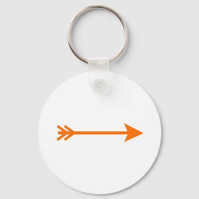 Chaveiro Hetero De Seta Laranja O Zazzle MUSEUM Opresente (Frente)