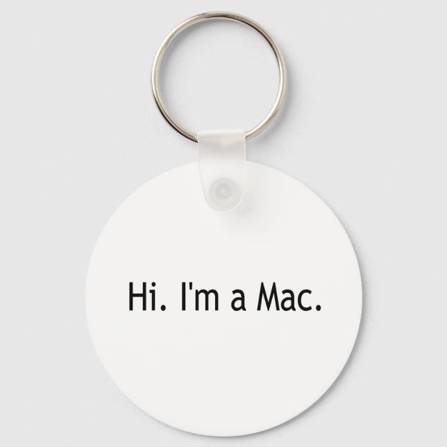 Chaveiro Hi I'M A Mac (Frente)