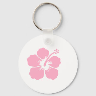 Chaveiro hibisco rosa F
