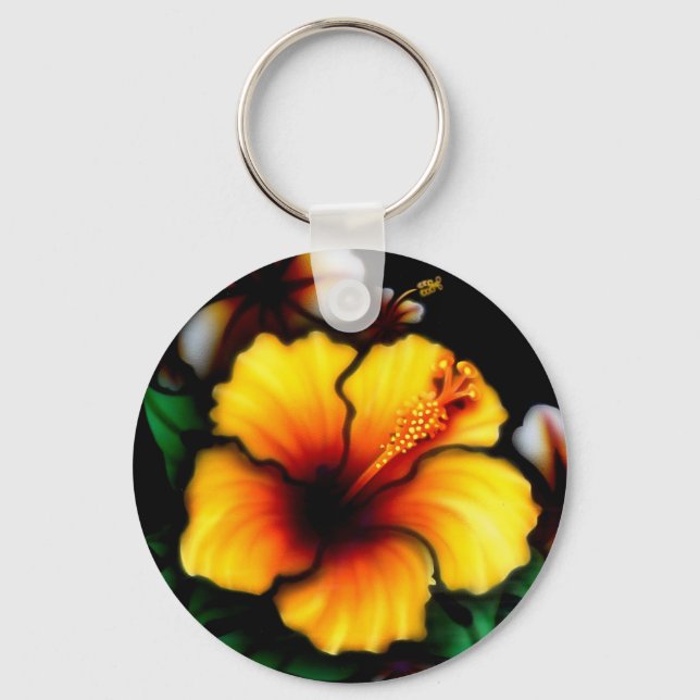 Chaveiro Hibiscus Flower Key Chain (Frente)