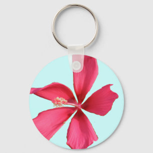 Chaveiro Hibiscus vermelho do insecto