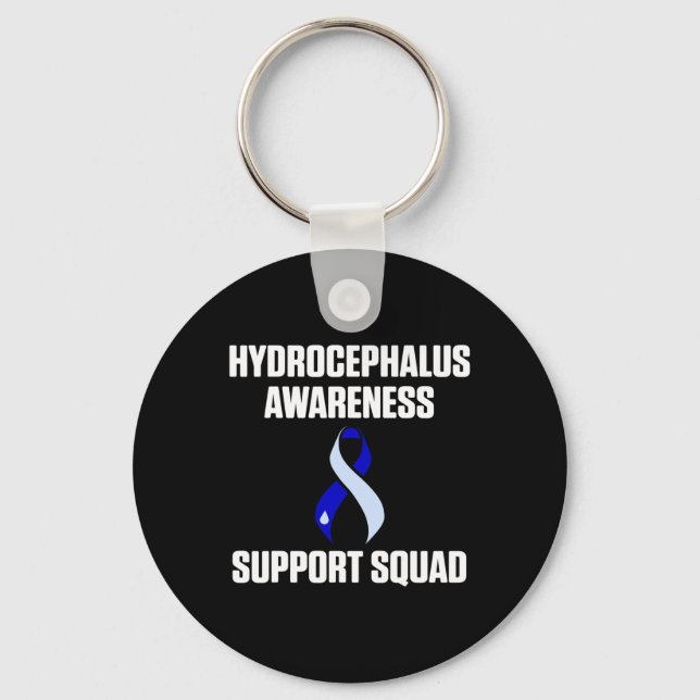 Chaveiro Hidrocephalus Survivus Support Awarness Warrior (Frente)