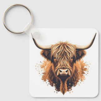 Chaveiro Highland Coo Keyring