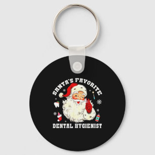 Chaveiro Higienista Dentária Favorita do Papai Noel Natal D