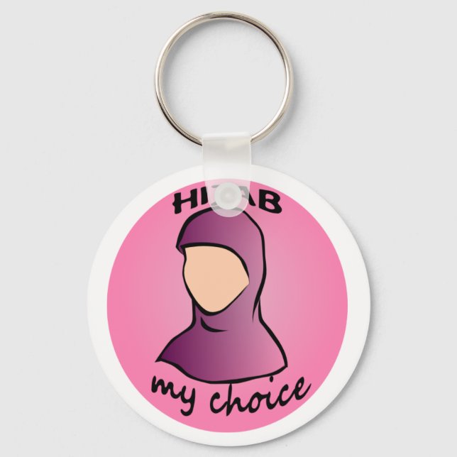 Chaveiro Hijab - chave de minha escolha (Frente)