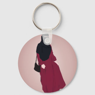 Chaveiro Hijabi - Muçulmano - desenhar da Mão Hijab - Niqab