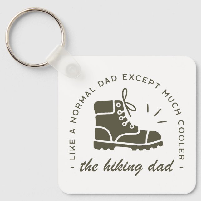 Chaveiro Hiking dad funny hiker father (Frente)