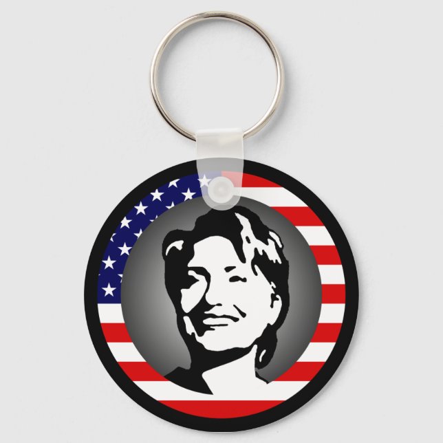 Chaveiro hillary clinton 08. (Frente)