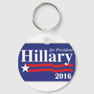 Chaveiro Hillary Clinton para o presidente 2016