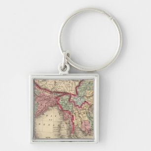 Chaveiro Hindoostan, Índia mais distante, China, Tibete