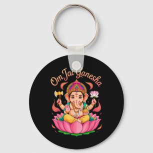 Chaveiro Hindu Ganesha Puja Elefante Deus Índia Meditação Y