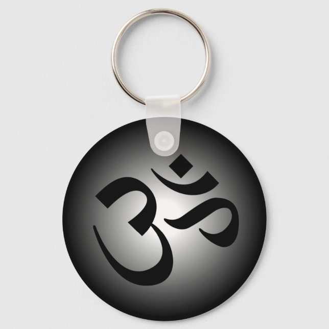 Chaveiro Hindu OM - Símbolo de Meditação (Frente)