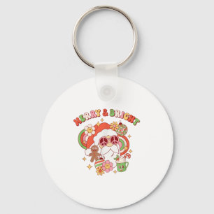 Chaveiro Hipe Santa Clause Feliz E Bright Groovy Christma