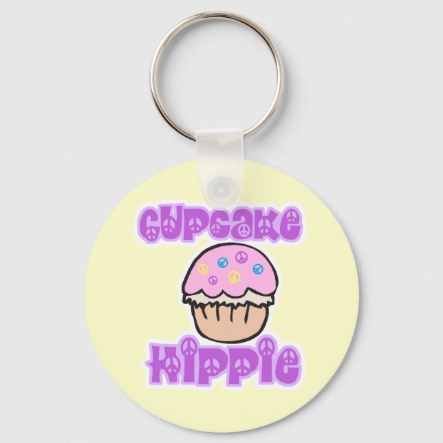 Chaveiro Hippie Cupcake (Frente)
