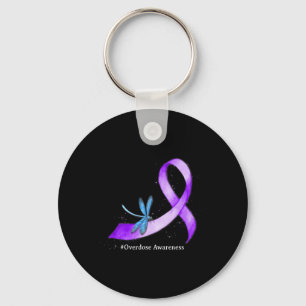 Chaveiro Hippie Dragonfly Roxo Sensibilização para a Sobred