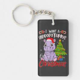 Chaveiro  HIPPO Acrylic Keychain