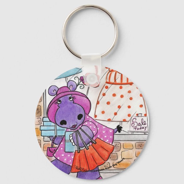 Chaveiro Hippo Comprar-Hippo comprar-muitos amus! (Frente)