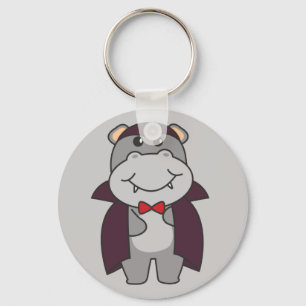Chaveiro Hippo Halloween Cute Devil Vampire Costume Keychai