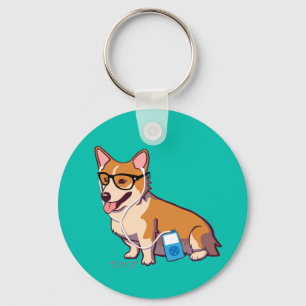 Chaveiro Hipster Corgi