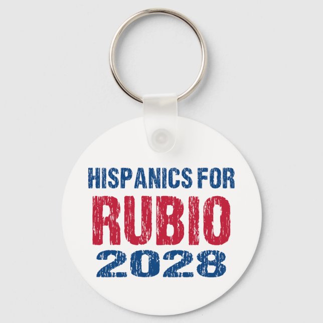 Chaveiro Hispânicos para Rubio 2028 (Frente)