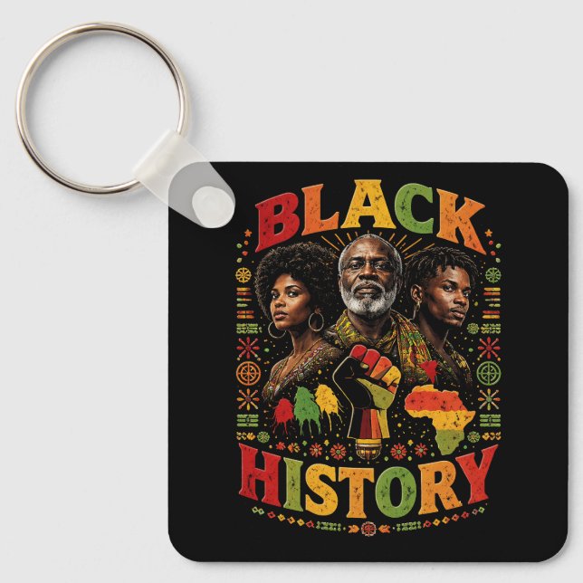 Chaveiro História Negra (Frente)