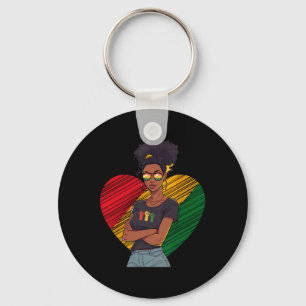 Chaveiro História Negra Décima Junta Rainha Melanina Afro