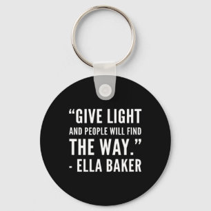 Chaveiro História Negra - Ella Civil Rights Baker African A