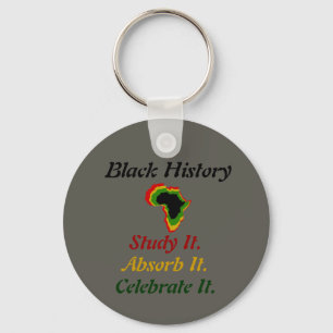 Chaveiro "História Negra - Estudo/Absorção/Celebração"
