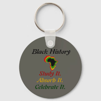 Chaveiro "História Negra - Estudo/Absorção/Celebração"