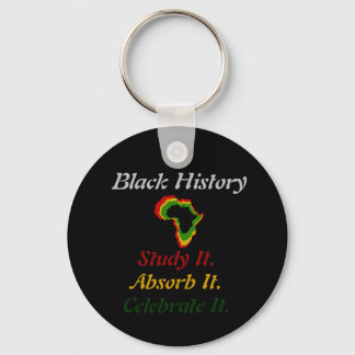 Chaveiro "História Negra - Estudo/Absorção/Celebração"