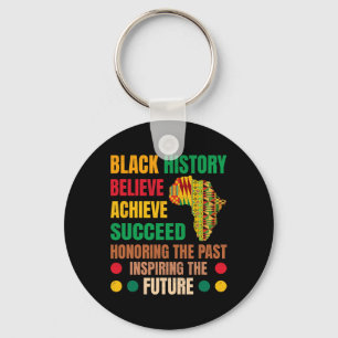 Chaveiro História Negra Honrando Homens Futuros Inspiradore
