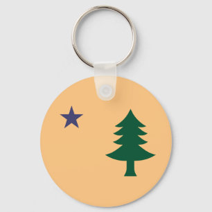 Chaveiro Historic Flag of Maine (1901–1909)