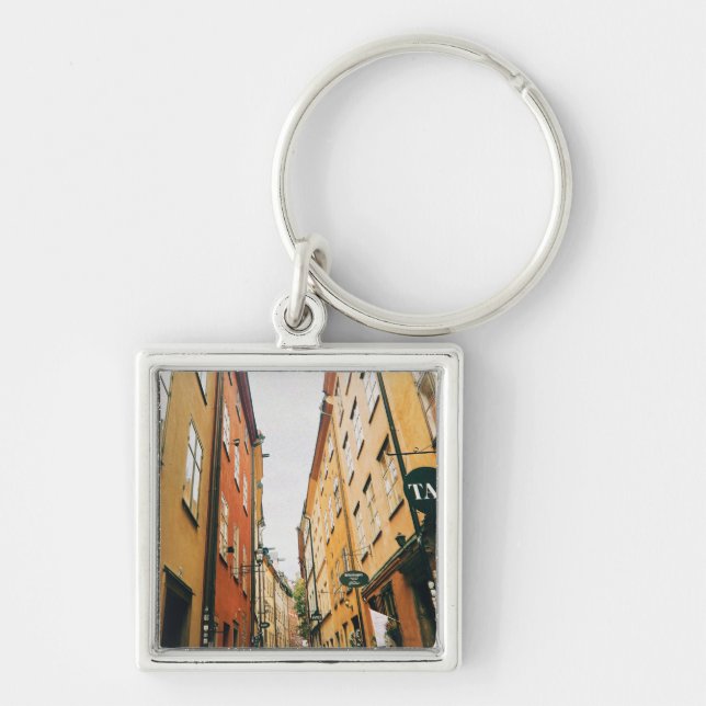 Chaveiro Histórica Gamla Stan, Cidade Antiga de Estocolmo (Frente)