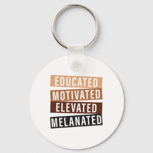 Chaveiro Histórico Negro Motivado Educado Elevado Melanizad