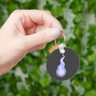 Chaveiro Hitodama Flame: Yokai Espírito Japonês