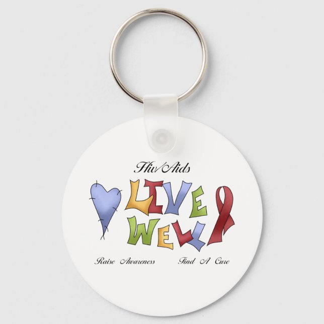 Chaveiro HIV/ AIDS Awareness (Frente)