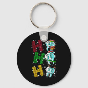 Chaveiro Ho Ho Ho Dentes Papai Noel Dentista Natal Feio