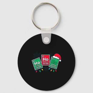 Chaveiro Ho Ho Professor de Ciência Divertido Natal Química