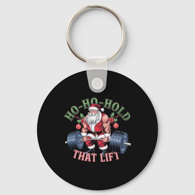 Chaveiro Ho-ho, Que Assusta O Trabalho De Natal Do Pai Nata (Frente)