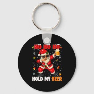 Chaveiro Ho Ho Segure Minha Bebida Legal Dabbing Papai Noel