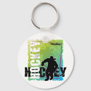 Chaveiro Hockey com abstrato (fêmea)