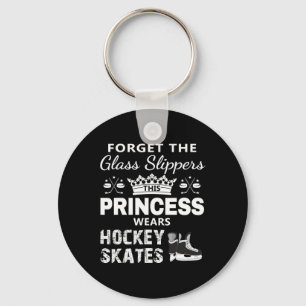 Chaveiro Hockey para Meninas - Esta Princesa Veste Ska de H